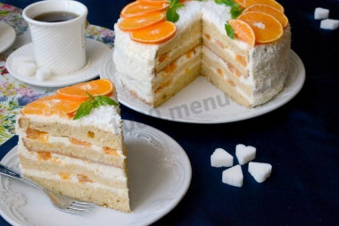 Tangerine cake