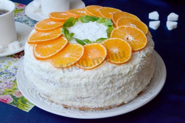 Tangerine cake