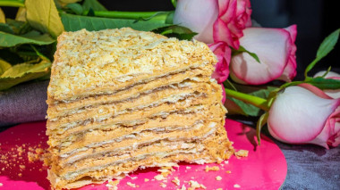 Afghan Napoleon cake