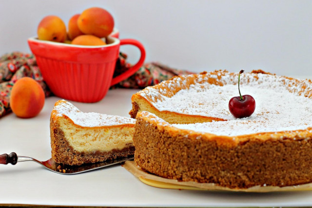 Classic cheesecake with mascarpone