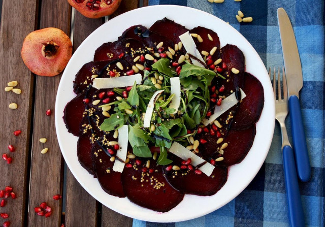 Beetroot carpaccio