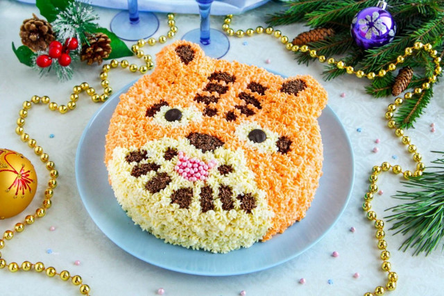 Sponge Tiger Cake