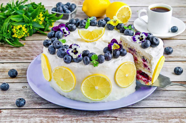 Blueberry cake