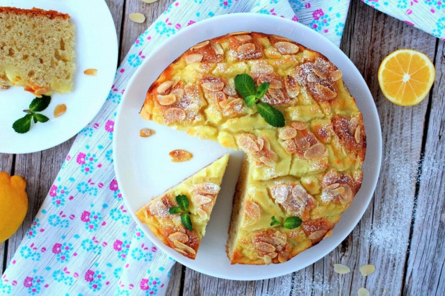 Lemon custard pie