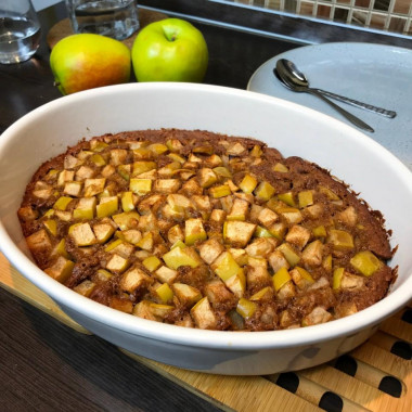 Buckwheat flour apple cobbler