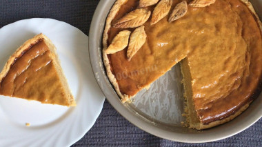 Pumpkin Pie with condensed milk