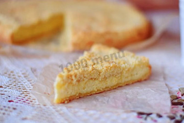 Royal cake with cottage cheese and butter