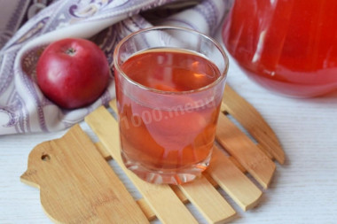 Compote of jam and apples