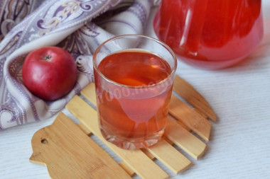 Compote of jam and apples