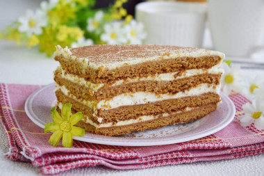 Caramel honey cake