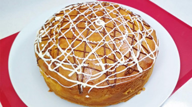 Pie with canned peaches Loaf without yeast