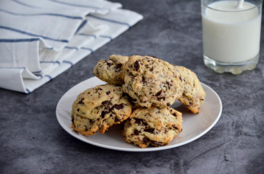 Cookies with chocolate chips