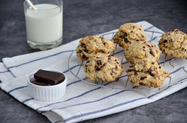 Cookies with chocolate chips