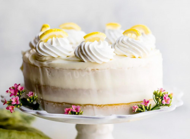 Lemon sponge cake