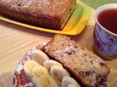 Bread on bananas