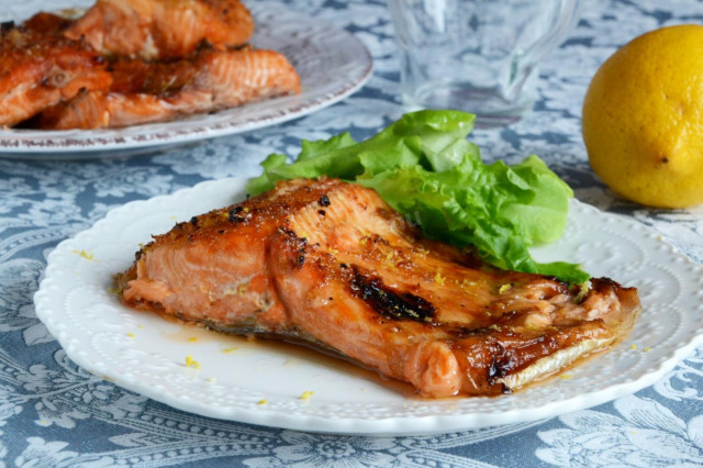 Trout in citrus glaze