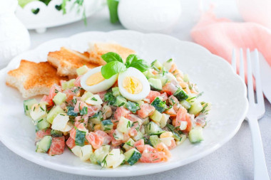 Salmon salad