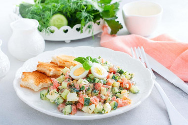 Salmon salad