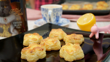 Soft airy cottage cheese cookies