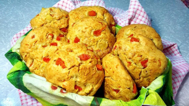 Pumpkin and apple buns for breakfast