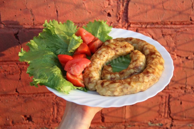 Potato sausage in Estonian