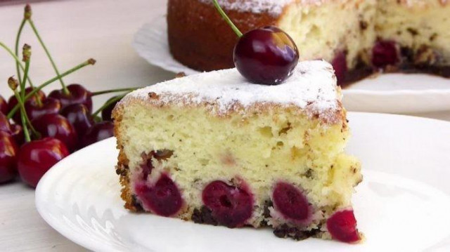 Cherry pie in chocolate