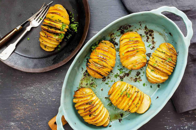 Baked potato accordion