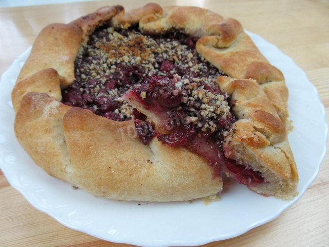 Biscuits with cherries and nuts