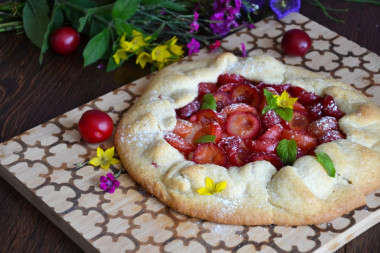 Biscuit with cherry plum