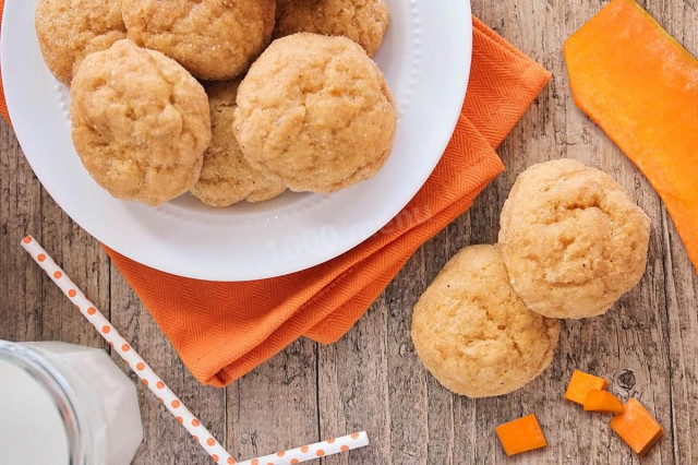 Pumpkin snickerdoodle cookies with tartar