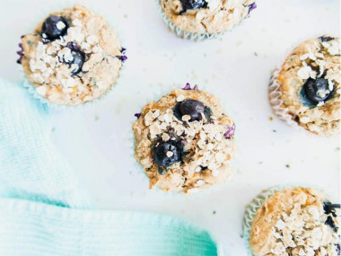 Cupcakes with hemp grain