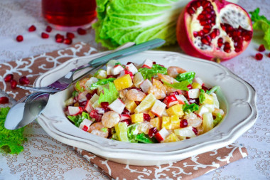 Crab salad with shrimp