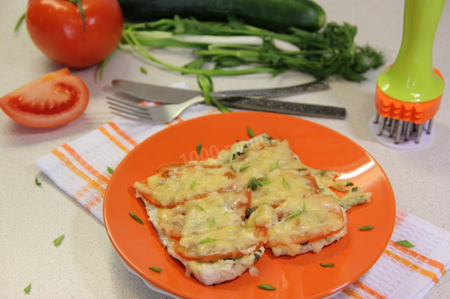 Fillet chicken chops