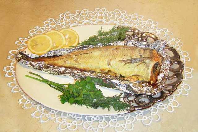 Haddock in foil