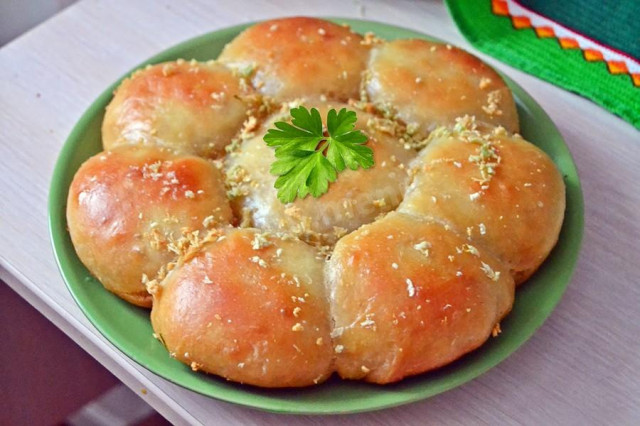 Pampushki without yeast