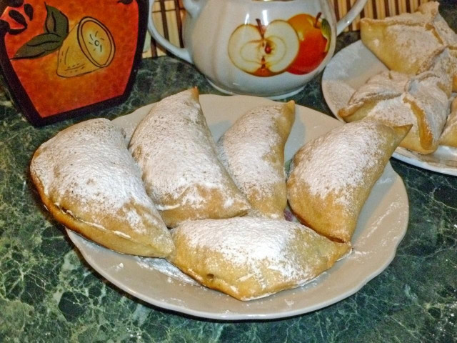 Puff pastry with apples