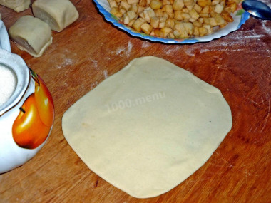 Puff pastry with apples