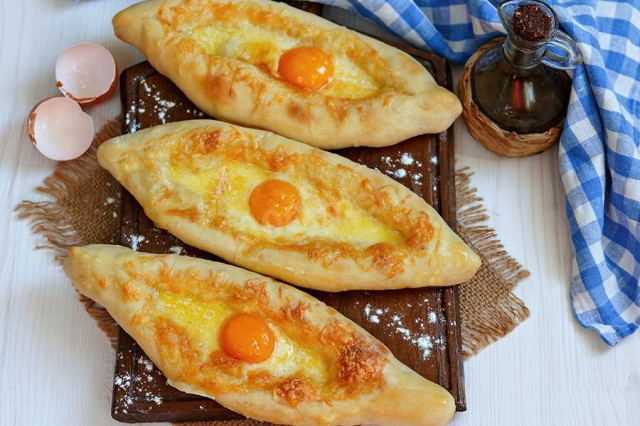 Khachapuri with Adjarian cheese