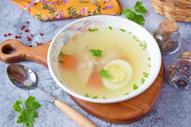 Turkey broth