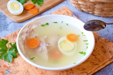 Turkey broth