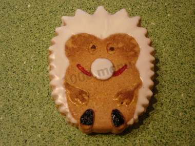 Sponge cake Hedgehog