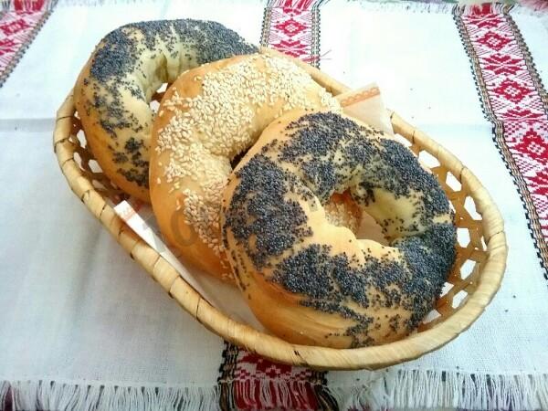 Homemade bagels