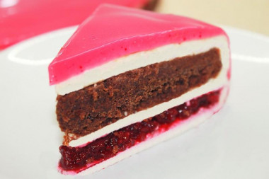 Chocolate Cherry Mousse Cake