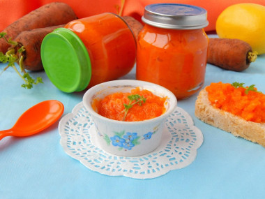 Carrot puree for winter