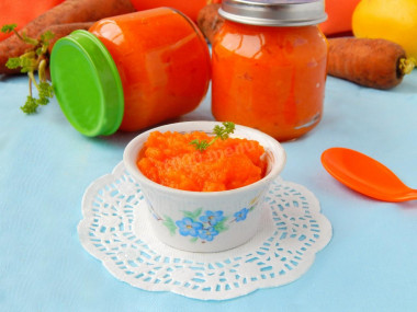 Carrot puree for winter