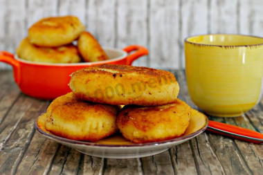 Potato pancakes with cabbage at home