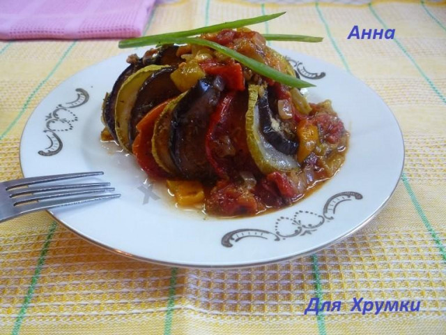 Confit bayaldi or Ratatouille by Thomas Keller