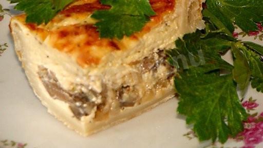 Mushroom pie