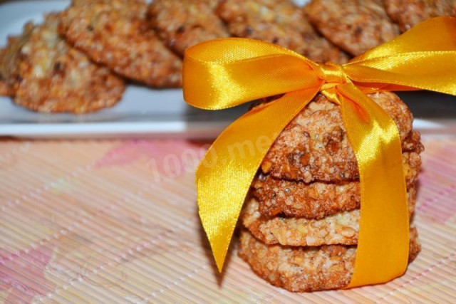 Nut cookies without flour