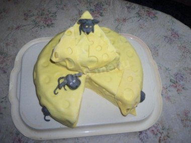 Cheese Cake with mice